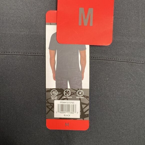 SPYDER Active Men’s Black 4 Way Stretch T Shirt Size M NWT - Picture 6 of 6